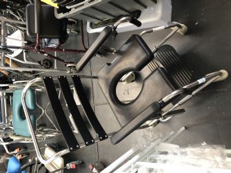 Attendant Prop Shower Commode