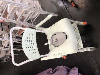 Attendant Prop Shower Commode