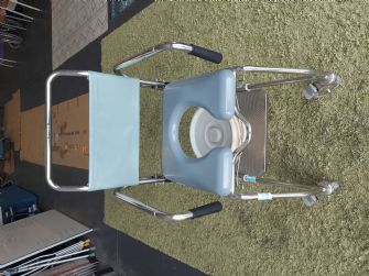 Attendant Prop Shower Commode