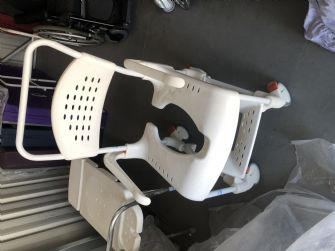 Attendant Prop Shower Commode